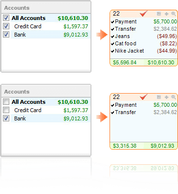 Money Calendar - Warnings